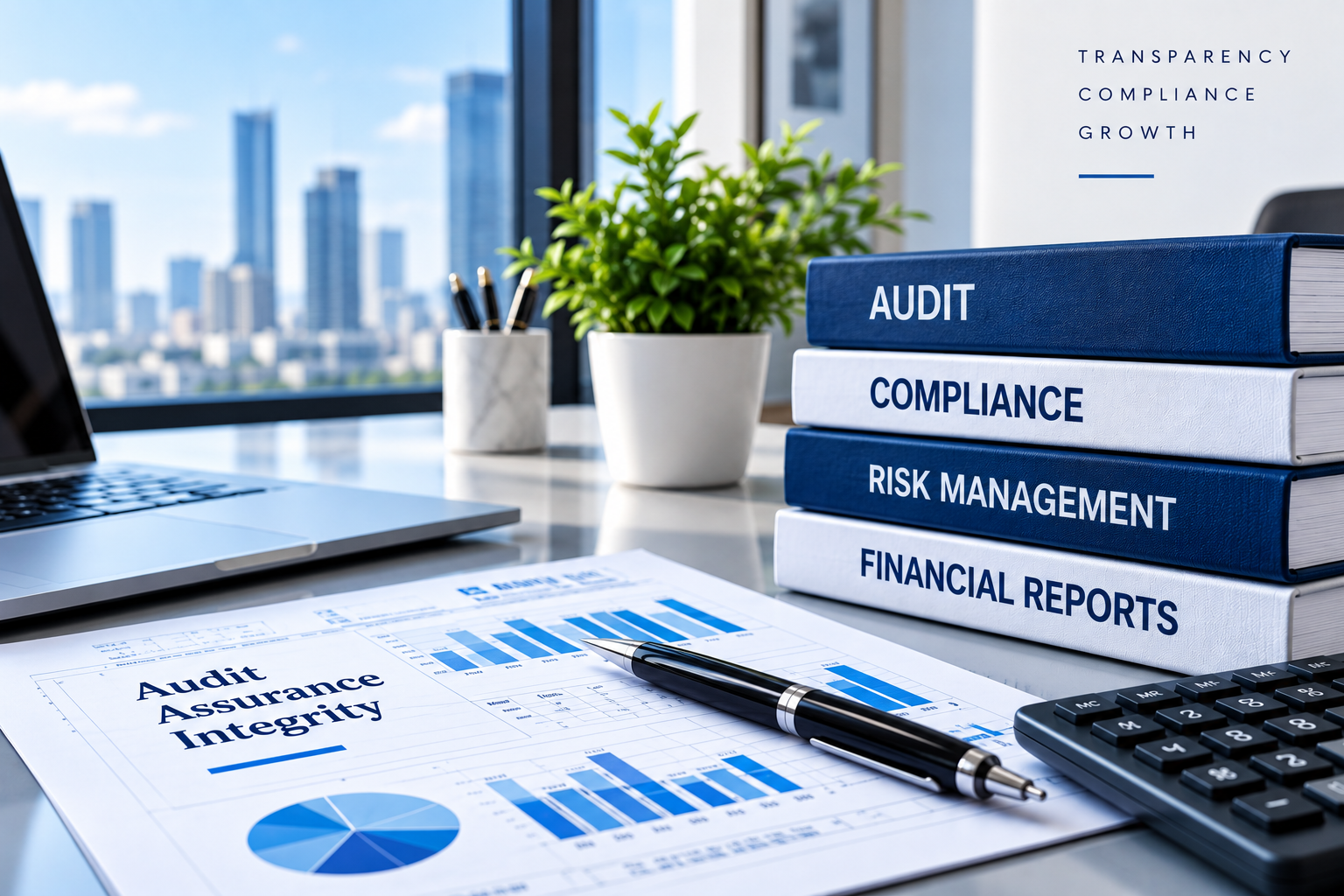 Accounting calculator and financial reports